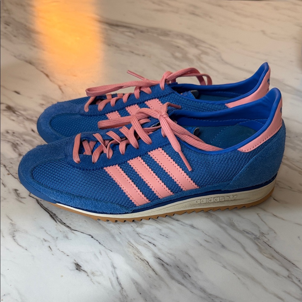 Adidas SL 72 OG Women's Blue and Pink Casual Sneakers